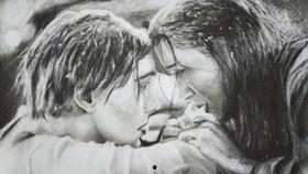 网红素描女孩,描绘青春记忆的画笔